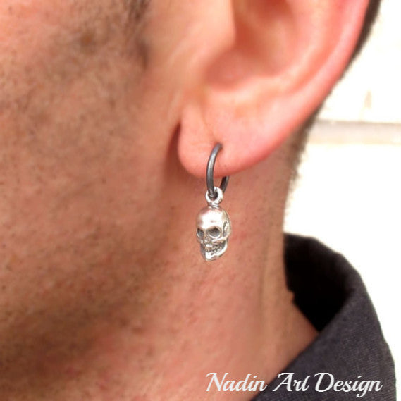 Non Piercing Earrings Man,Magnetic Ear 7MM Crystal Rhinestone Stud Fake  Non-Pierced Earrings for Men Jewelry